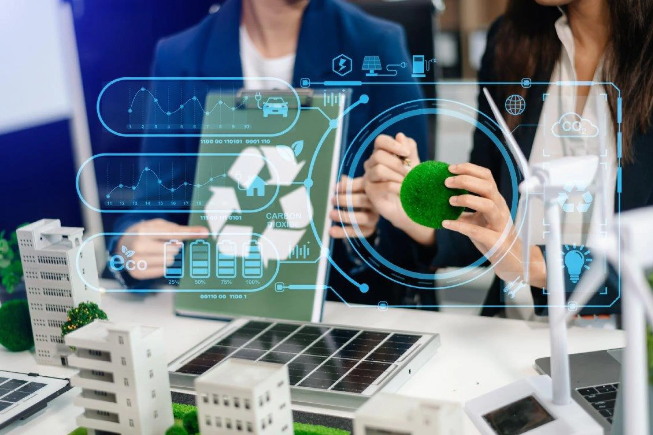 CO₂-Reduktion durch energieeffiziente LED-Beleuchtung im Unternehmen